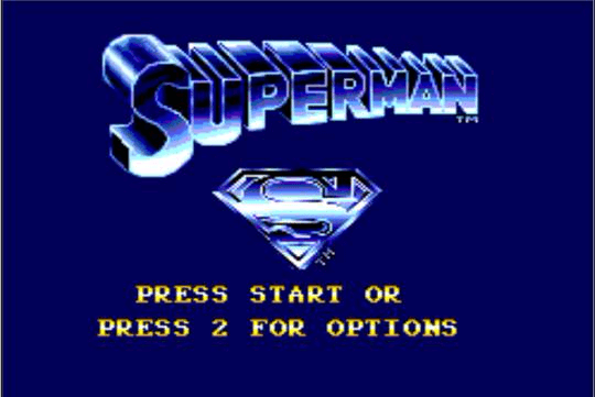 Superman Man of Steel screenshot 2 for Sega Master System
